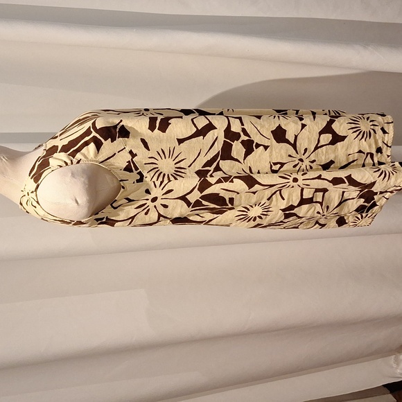 Anne Klein Linen Floral dress - Picture 2 of 5
